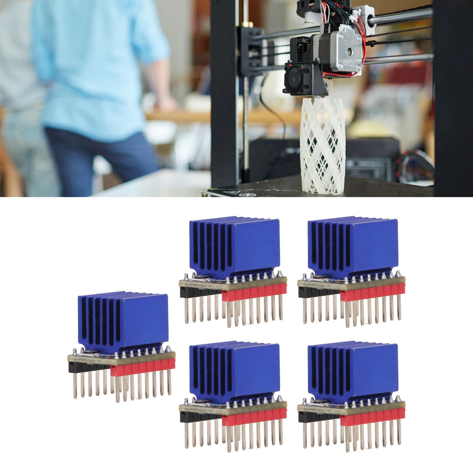 5 Sets Stepper Motor Driver Ultra Quiet Module For 3D Printers NEW