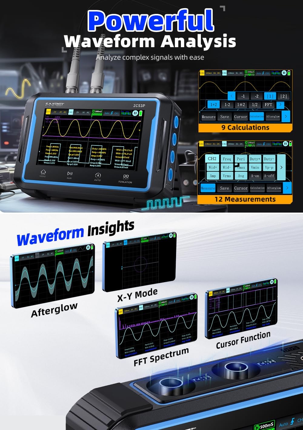 Oscilloscope Multimeter Signal Generator