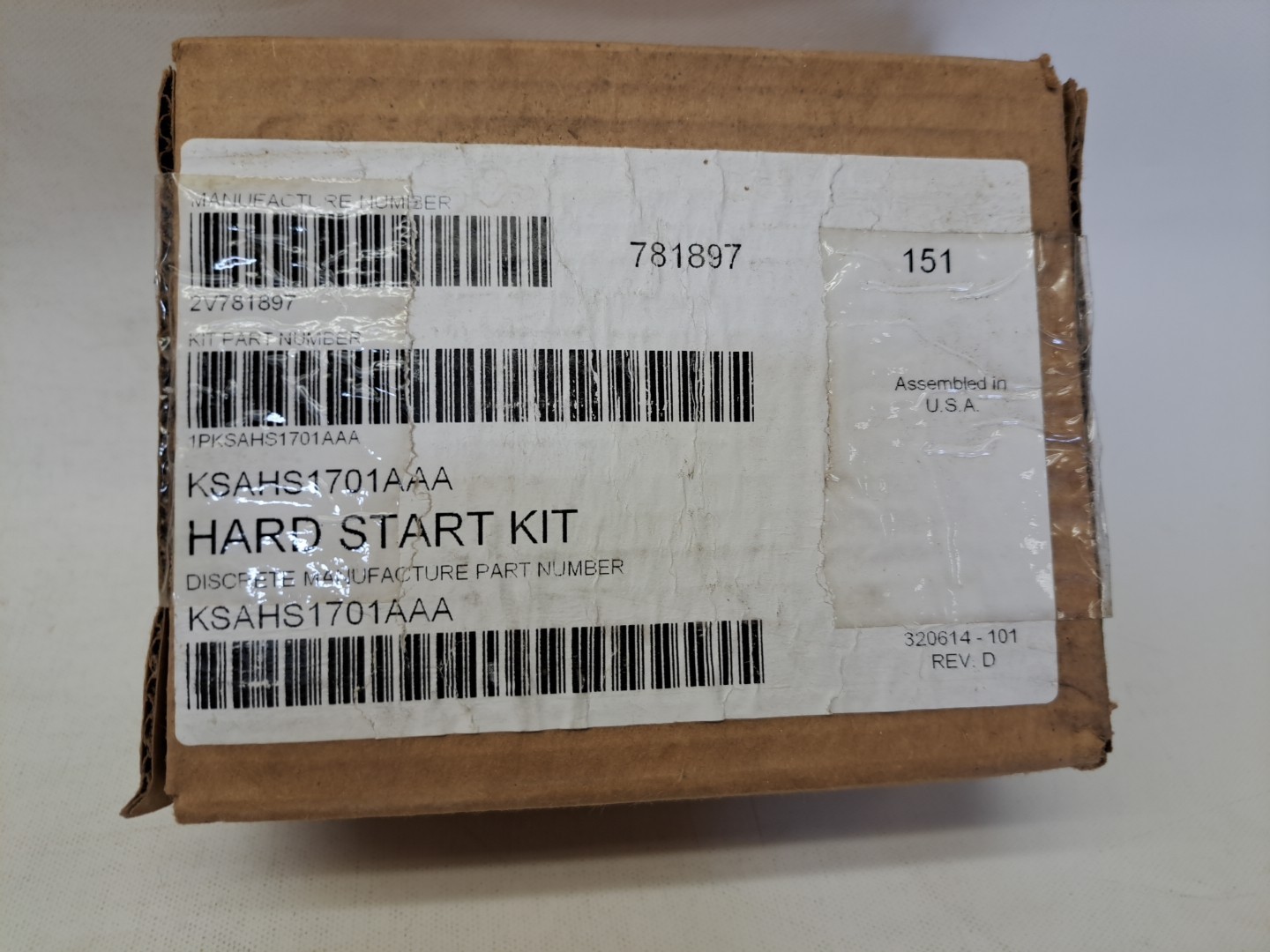 Hard Start Kit   KSAHS1701AAA  NEW