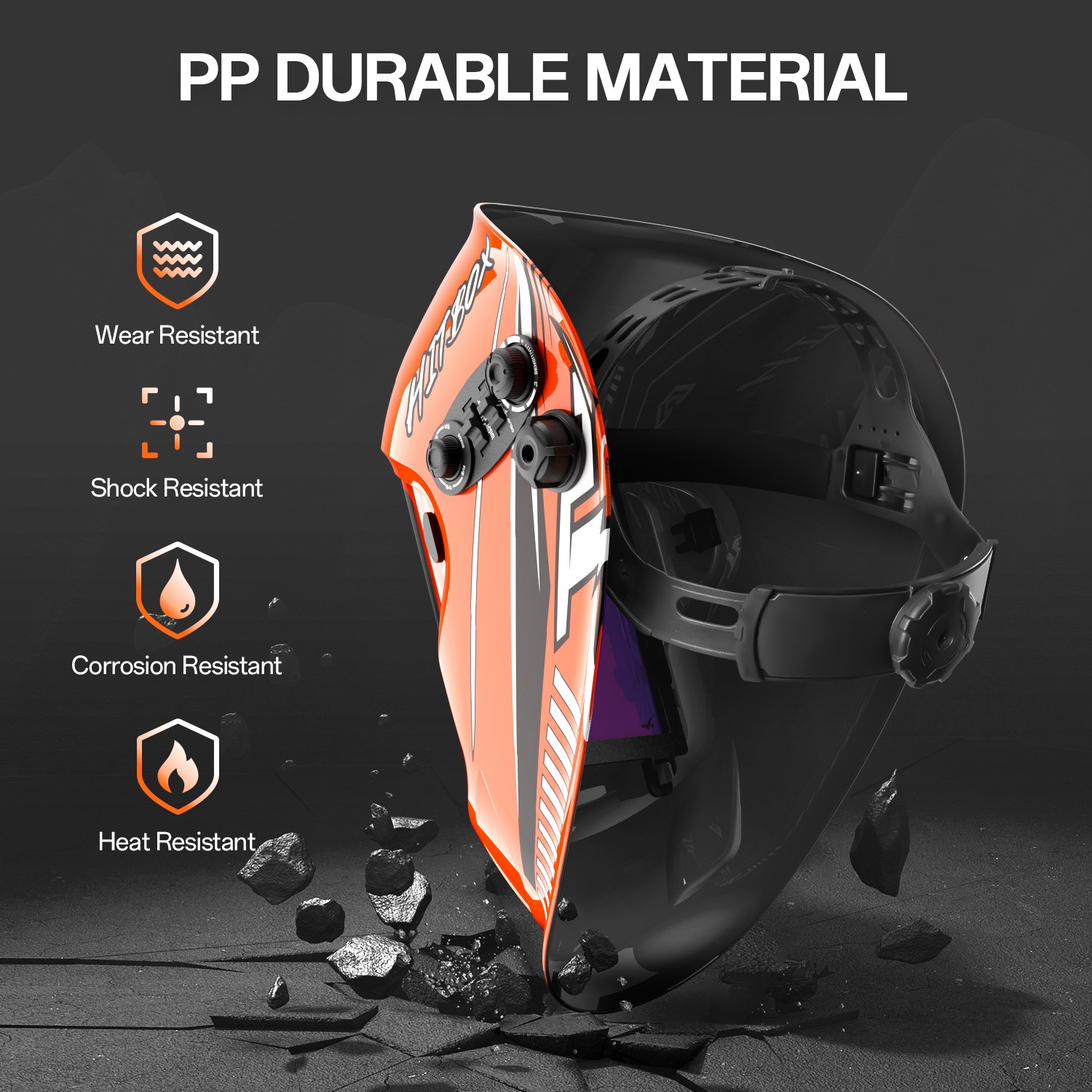 Plasma Cutting Machine HF 50A Non-Touch Pilot Arc Plasma Cutter 110/230V &Helmet