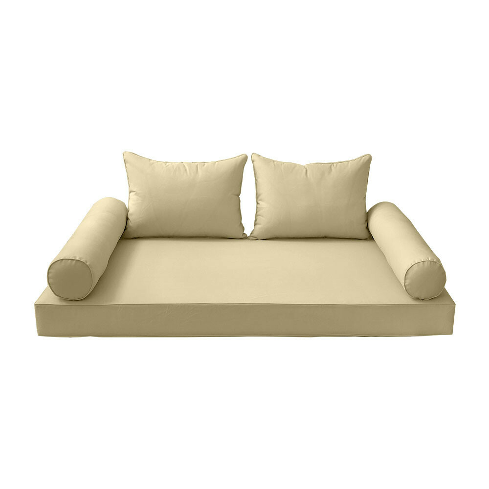 Style4 5PC Daybed Mattress Bolster Pillow Fitted Sheet Cover Only Full AD103