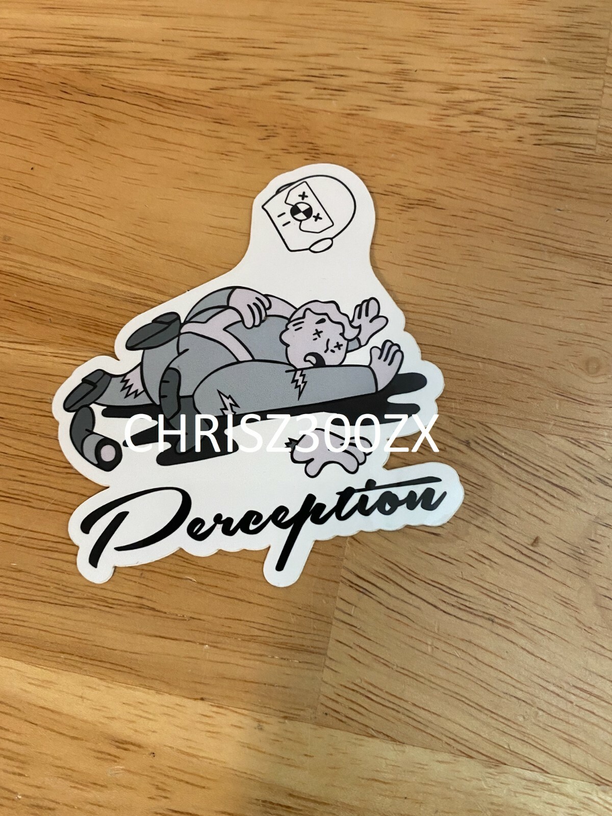 Fallout 4 76 New Vegas Perception Sticker Decal Figure 3x3 1/8 Bethesda Official