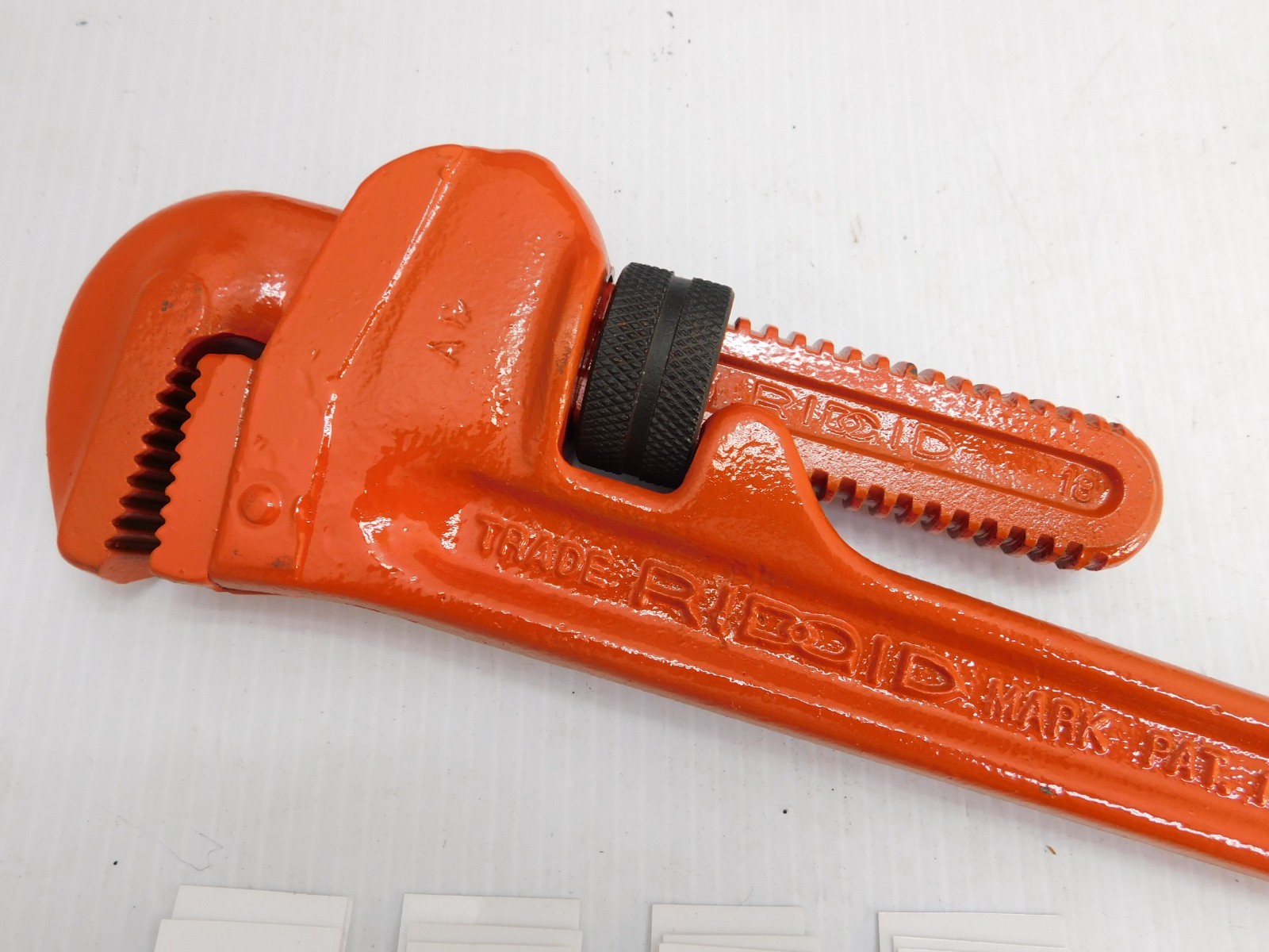Ridgid 18" Pipe Wrench,  Steel, Heavy Duty, Restored