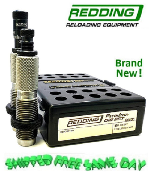 Redding Carbide Premium Series 2 Die Set w/STD Micrometer for 7mm Rem Mag 66136