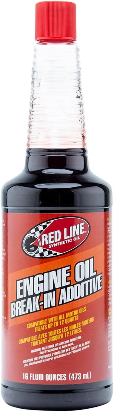 Red Line 81403 Engine Oil Break-In Additive with Zinc 16oz