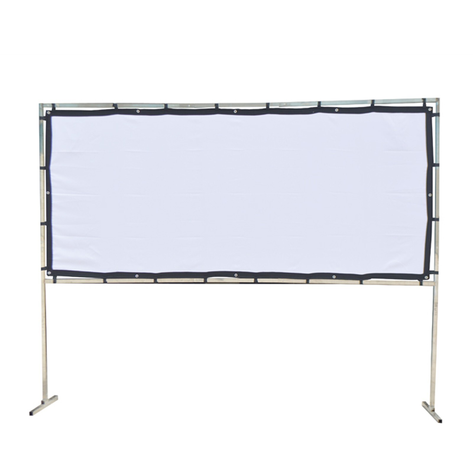 3.5*1.5m Outdoor Portable Projector Screen Square Advertisement Home Yard Movie