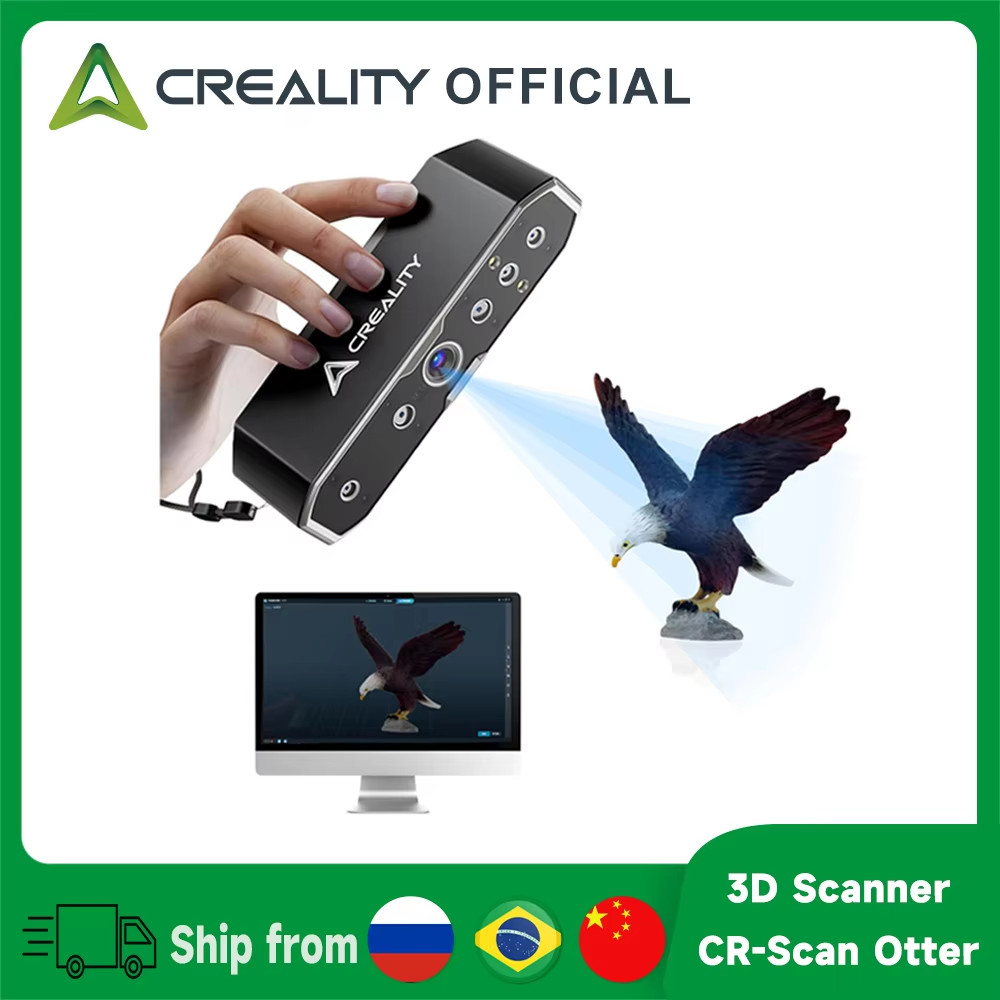 Scanner Cr-Scan Otter Handheld Scanner with 0.02Mm Accuracy Anti-Shake Tracking