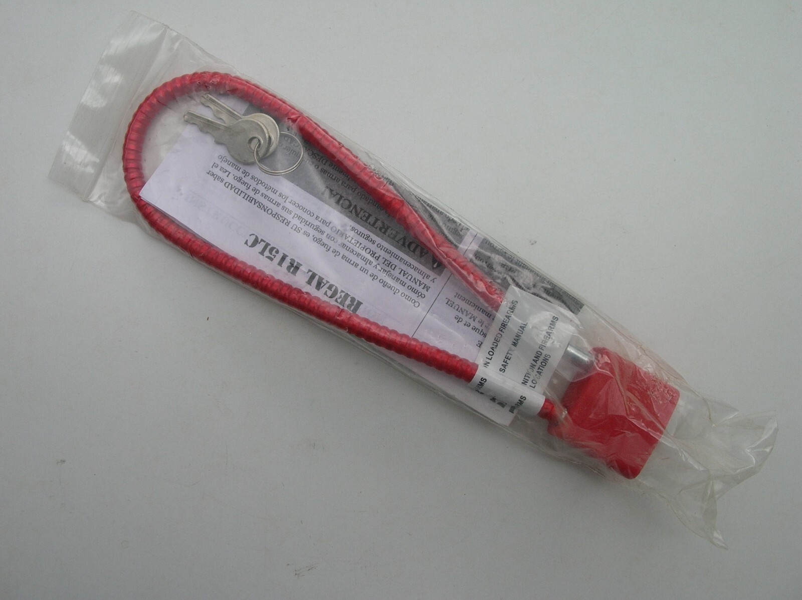 New Regal Gun Cablelock with 2 Keys and Original Packaging #R15LC