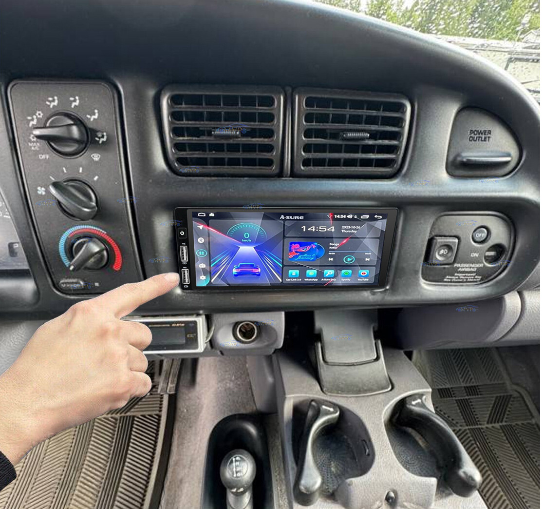 For 1997-2002 Dodge Ram 1500 2500 3500 Apple Carplay Stereo Radio Android Navi