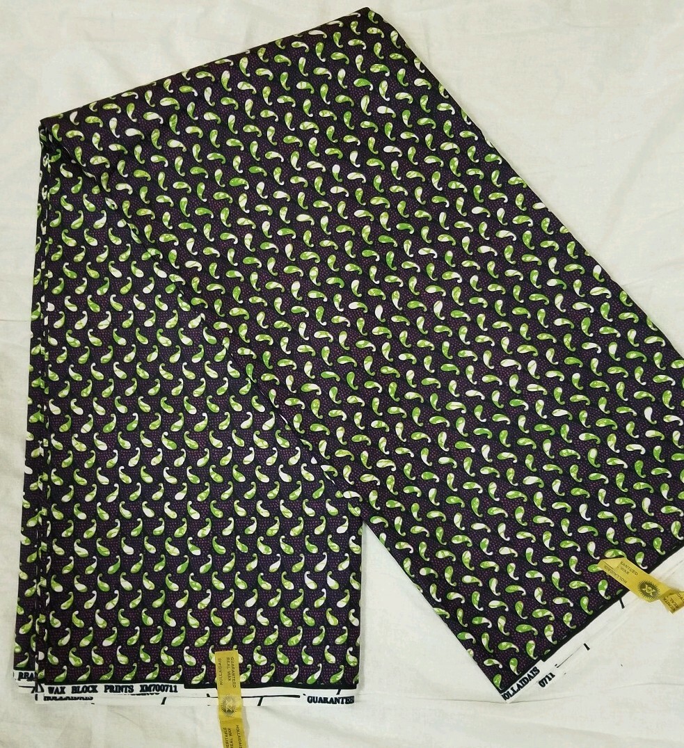 High quality Ankara African wax fabric 6 yards/ 100%cotton