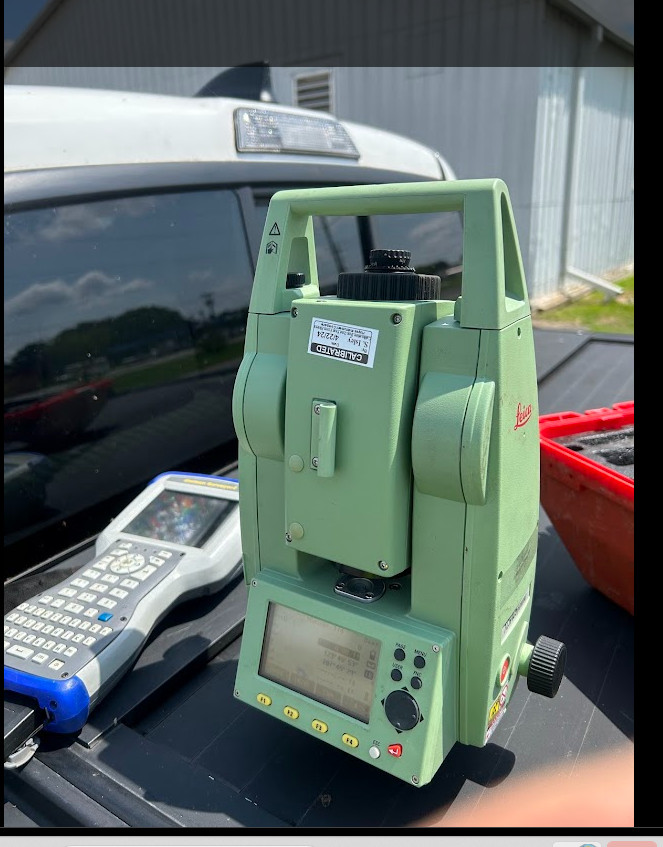 LEICA 407 POWER THEOLITE R3 LASER WITH SURVEYOR 2   DATA COLLECTOR  SURV CE