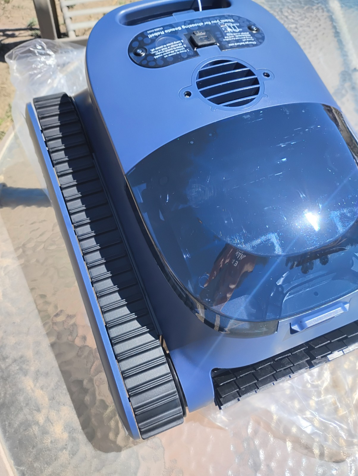 Cordless 3-in-1 Robotic Pool Cleaner for Inground Pools, 180Min Run Time (OpenBX