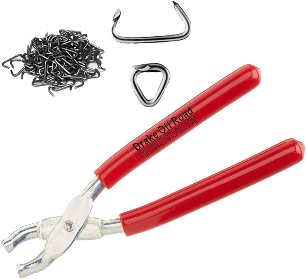 WATERCARBON Tools126 Auto Parts Industries Straight Hog Ring Upholstery Installa