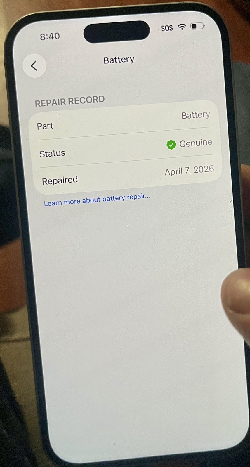 iPhone 14 Plus Diagnosable OEM Original (Genuine) Battery (not warning signal)