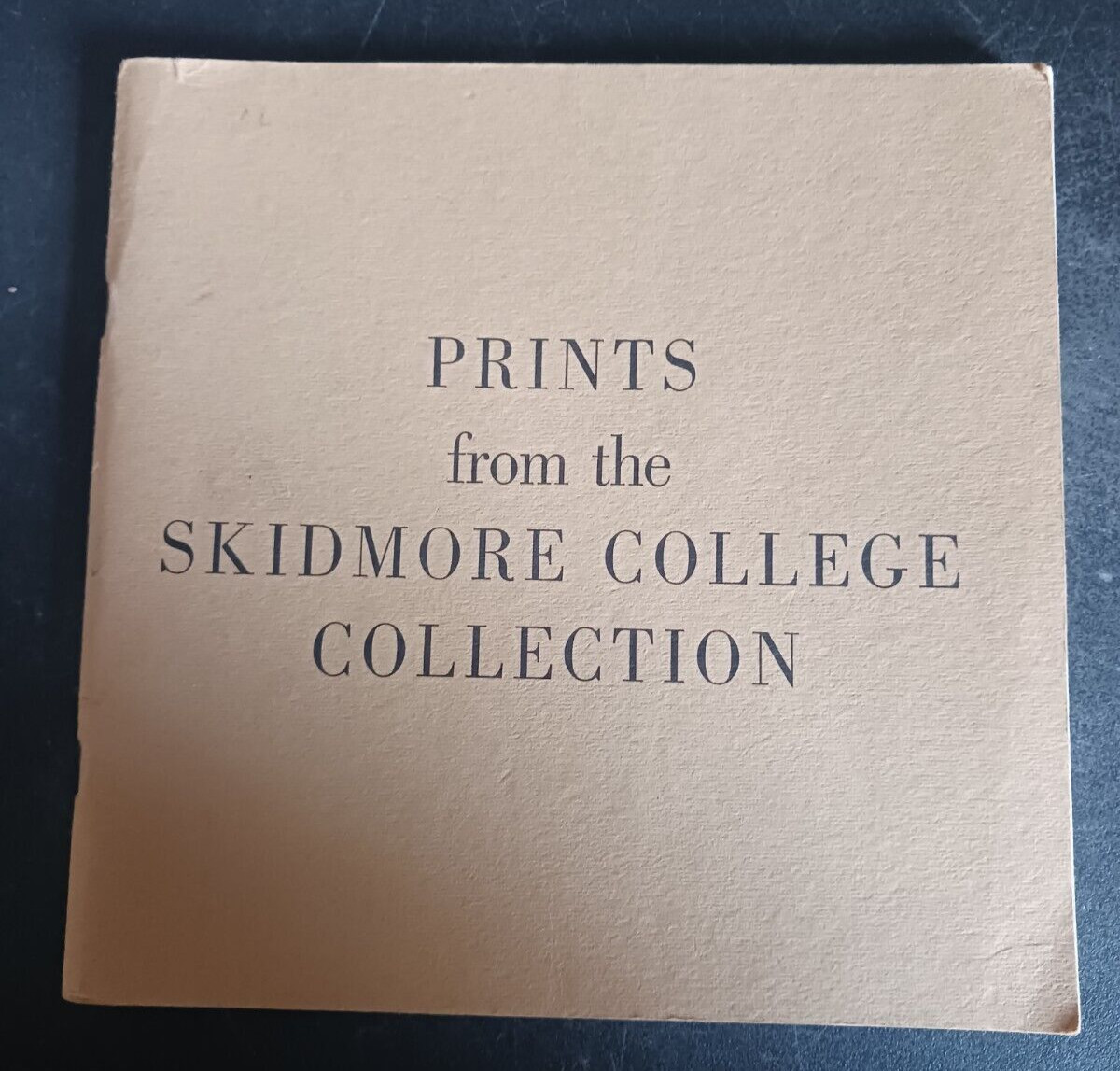 Prints from the Skidmore College Collection 1971 50th anniversary art catalogue
