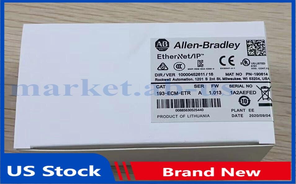 193-ECM-ETR New Factory Sealed for AB Ser A Ethernet / Ip Comm Module 193ECMETR
