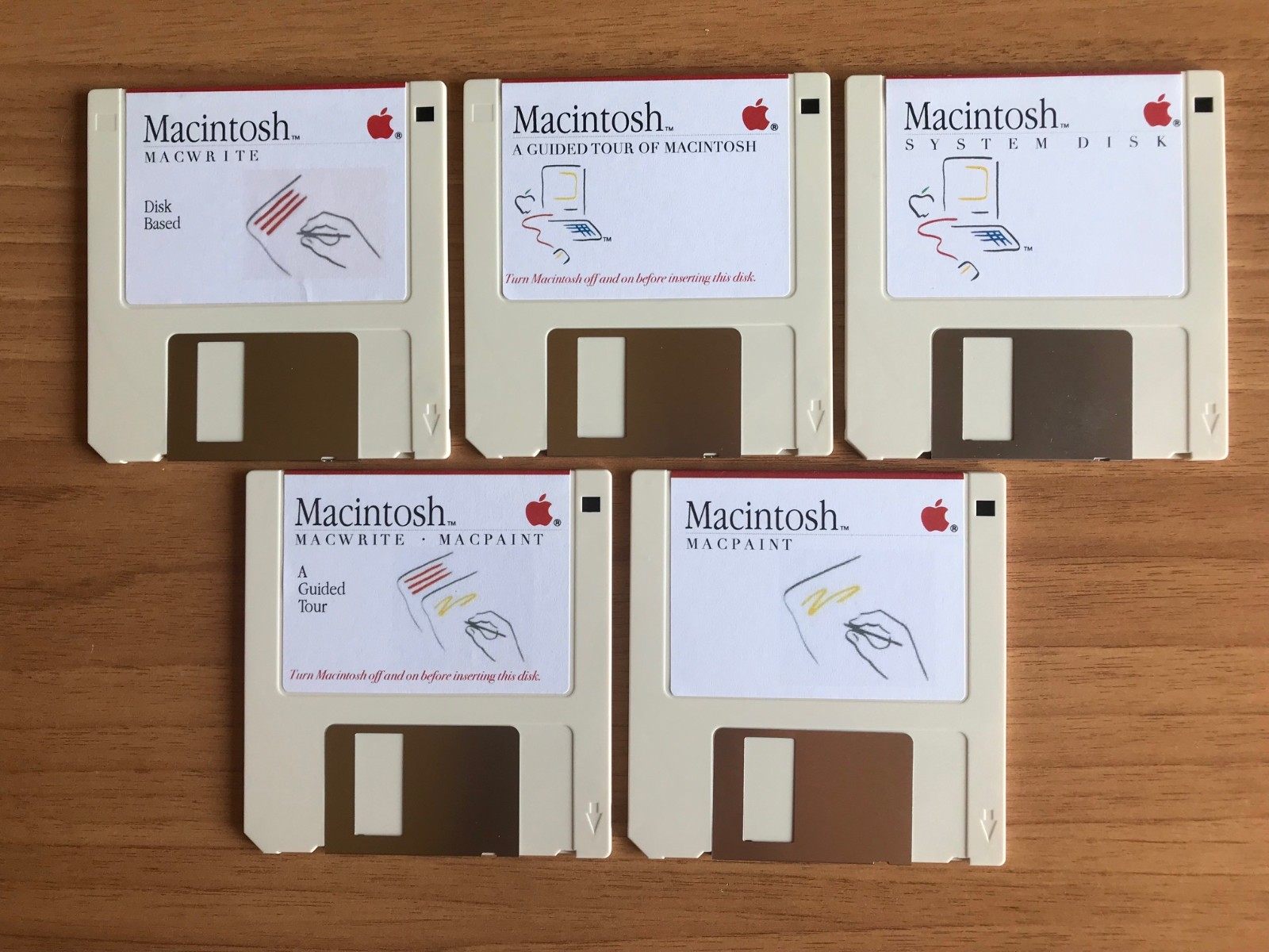 Backup Picasso Kit Box, Macintosh 128K & 512K System Disk French Language