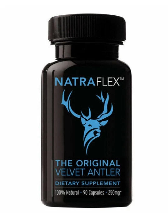 NATRAFLEX Velvet Antler 250mg 90 Caps Joints Strength Endurance￼ Recovery Energy