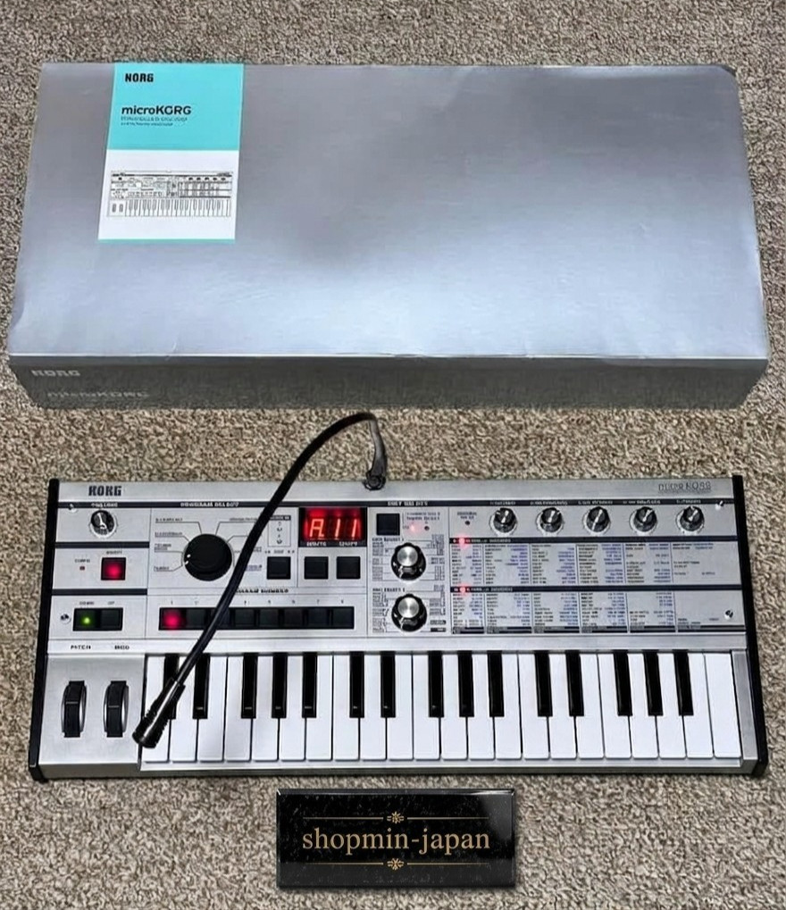KORG microKORG PT Platinum Limited Edition Synthesizer Mic Box from Japan