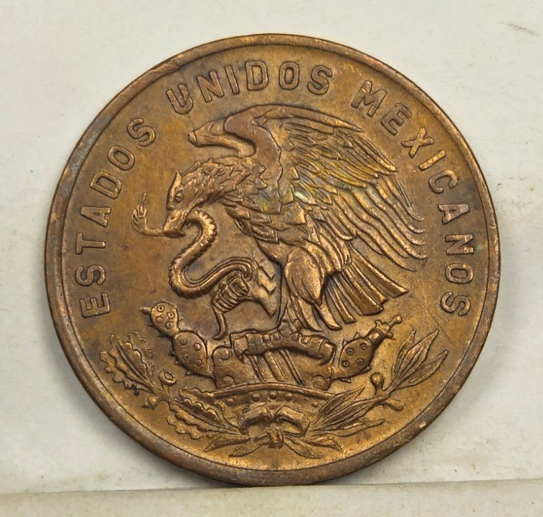 1970 Mexico 20 Centavos BN