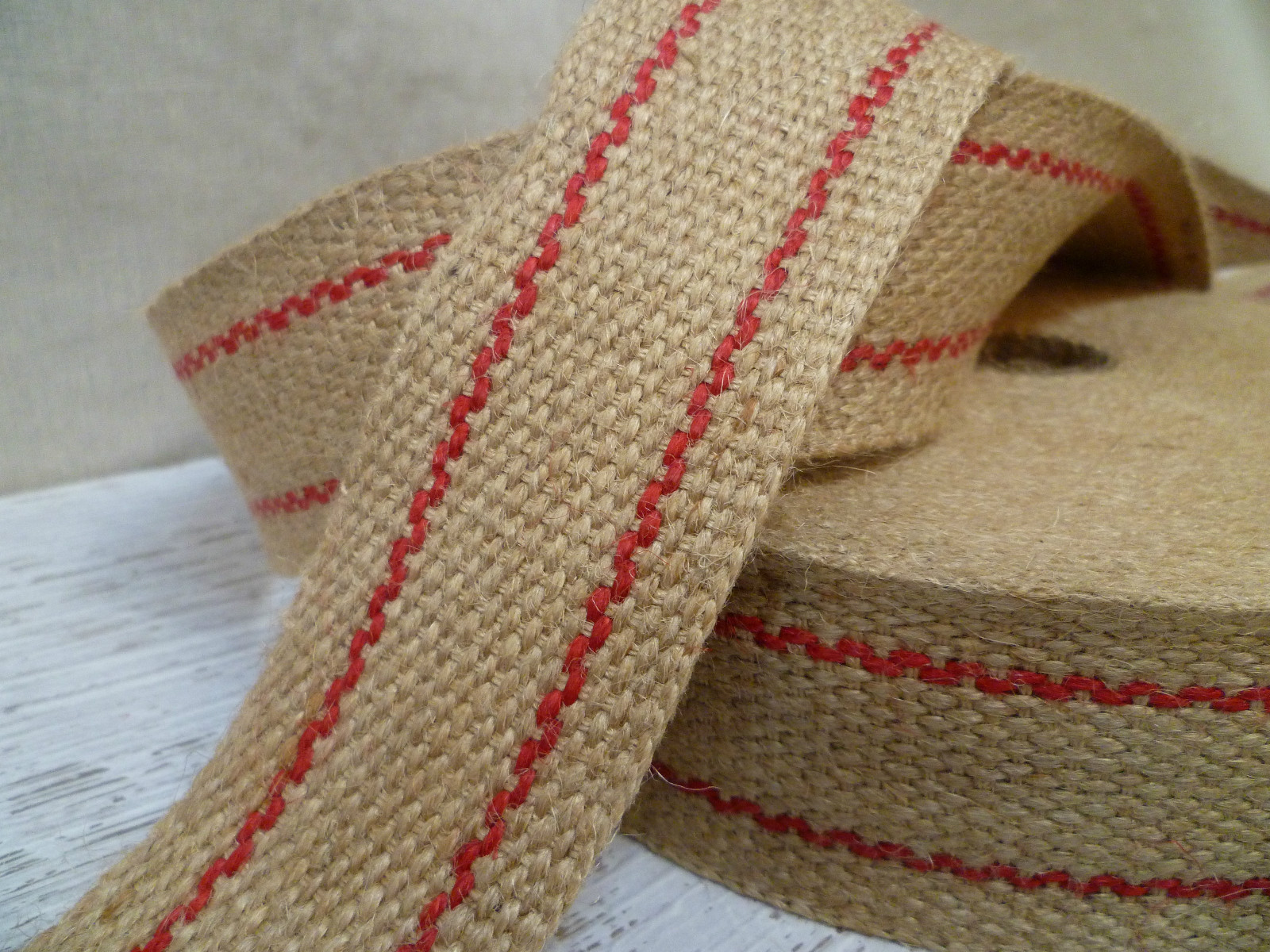 Upholstery Webbing - Premium 10lb Jute - 50mm - 32.9 Metre Roll - Free Shipping