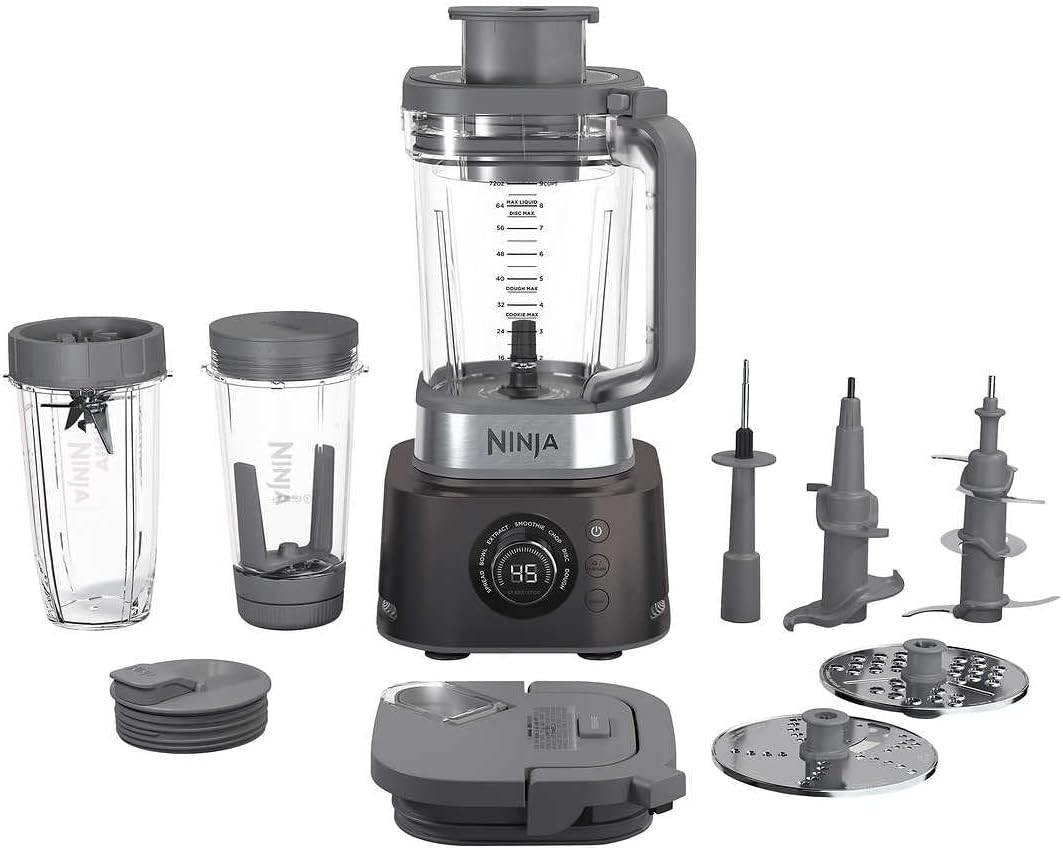 Ninja R-CO401B Foodi Power Blender, XL Smoothie Bowl Maker, 7 Functions, Black