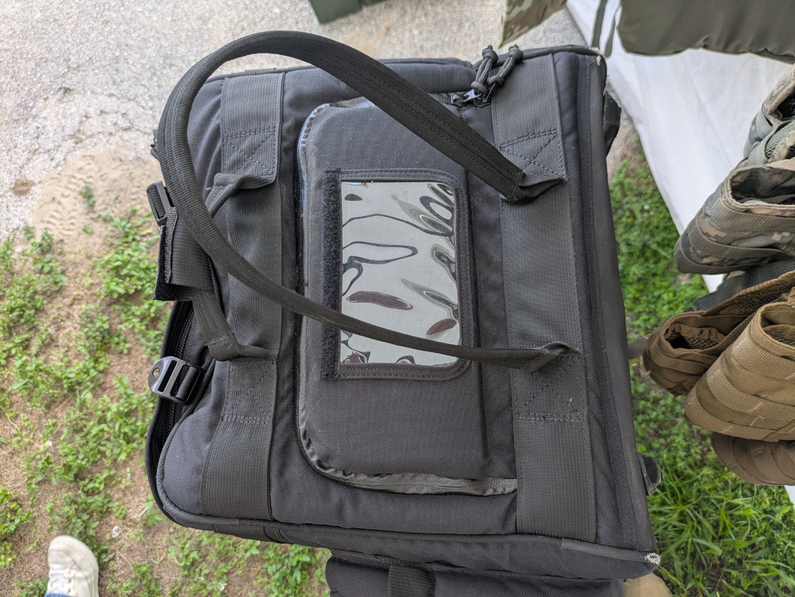 Force Protector Deployment Bag Military Black Rolling Padded Duffle Bag