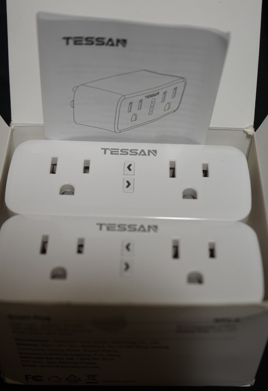Voice Control Tessan Smart Plug WP2-A 2 Pack