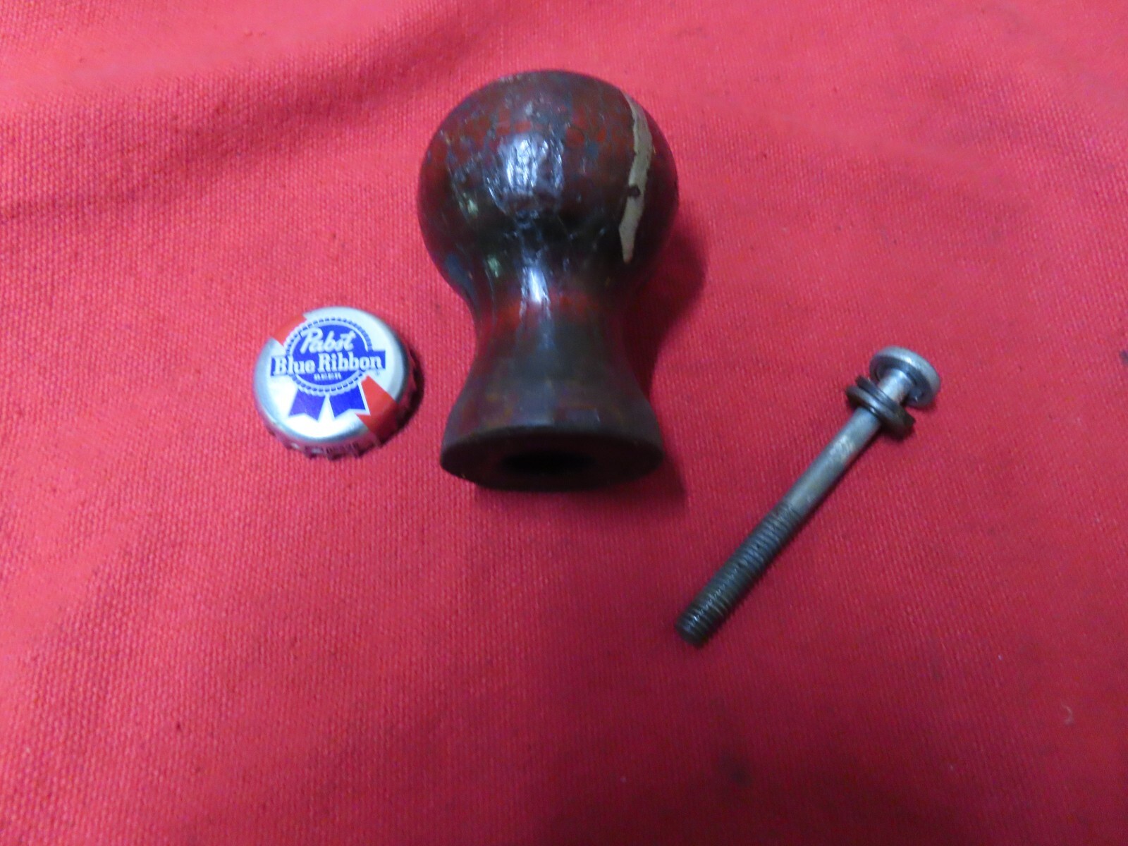 Sargent Hercules 1408 Plane knob Assy(ONLY)1-3/4" Hardwood,USA~GD+🤠🤠SH5.24.25