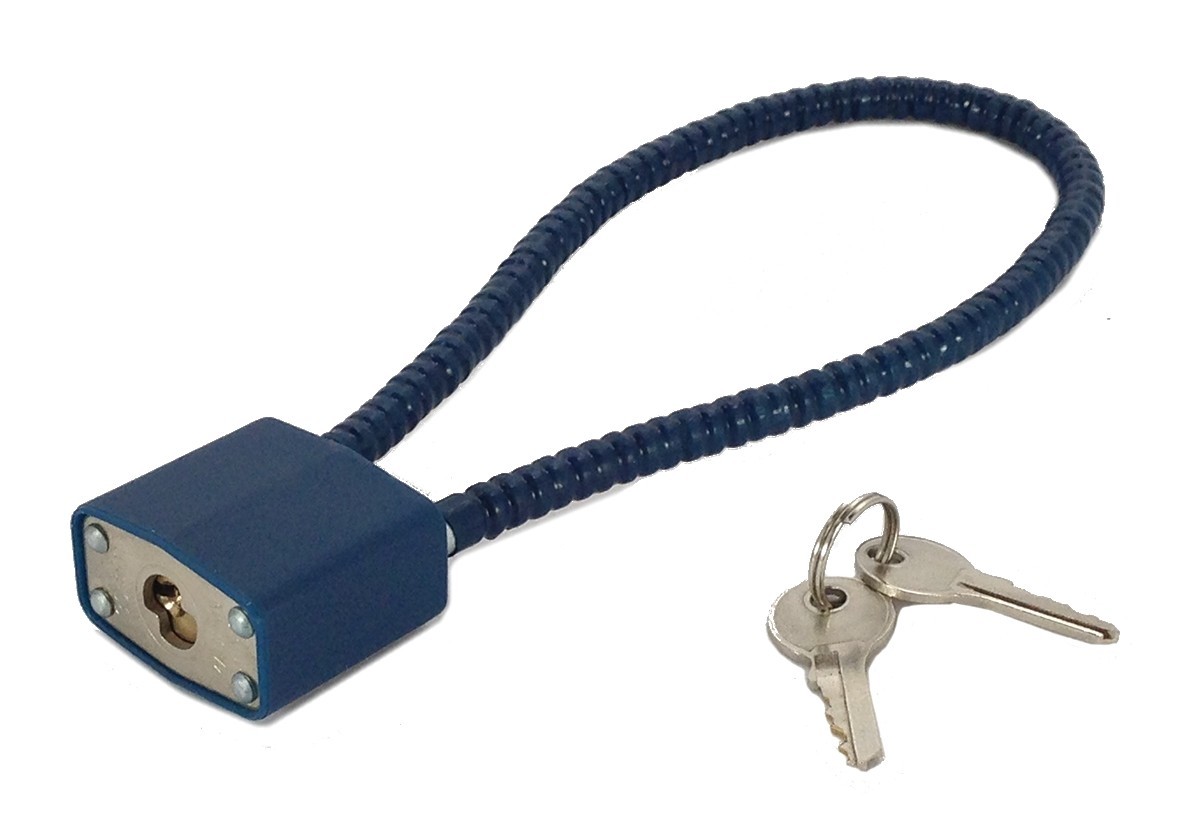 13" Cable Security Lock - 2 Keys Gun Pistol Rifle Shotgun Bike Bicycle Safety