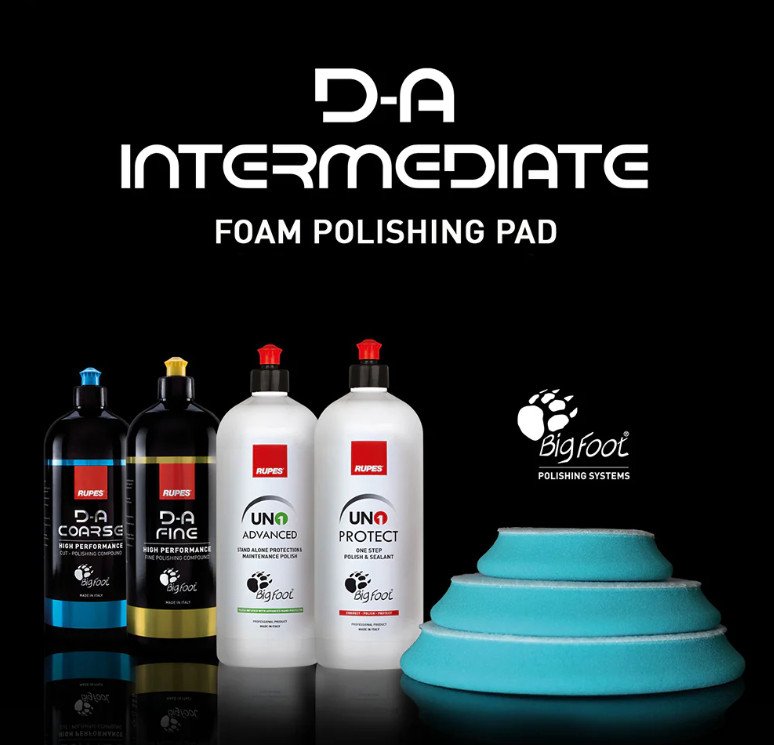 6” Rupes DA Intermediate Cut & Finish Foam Buffing Polishing Pad