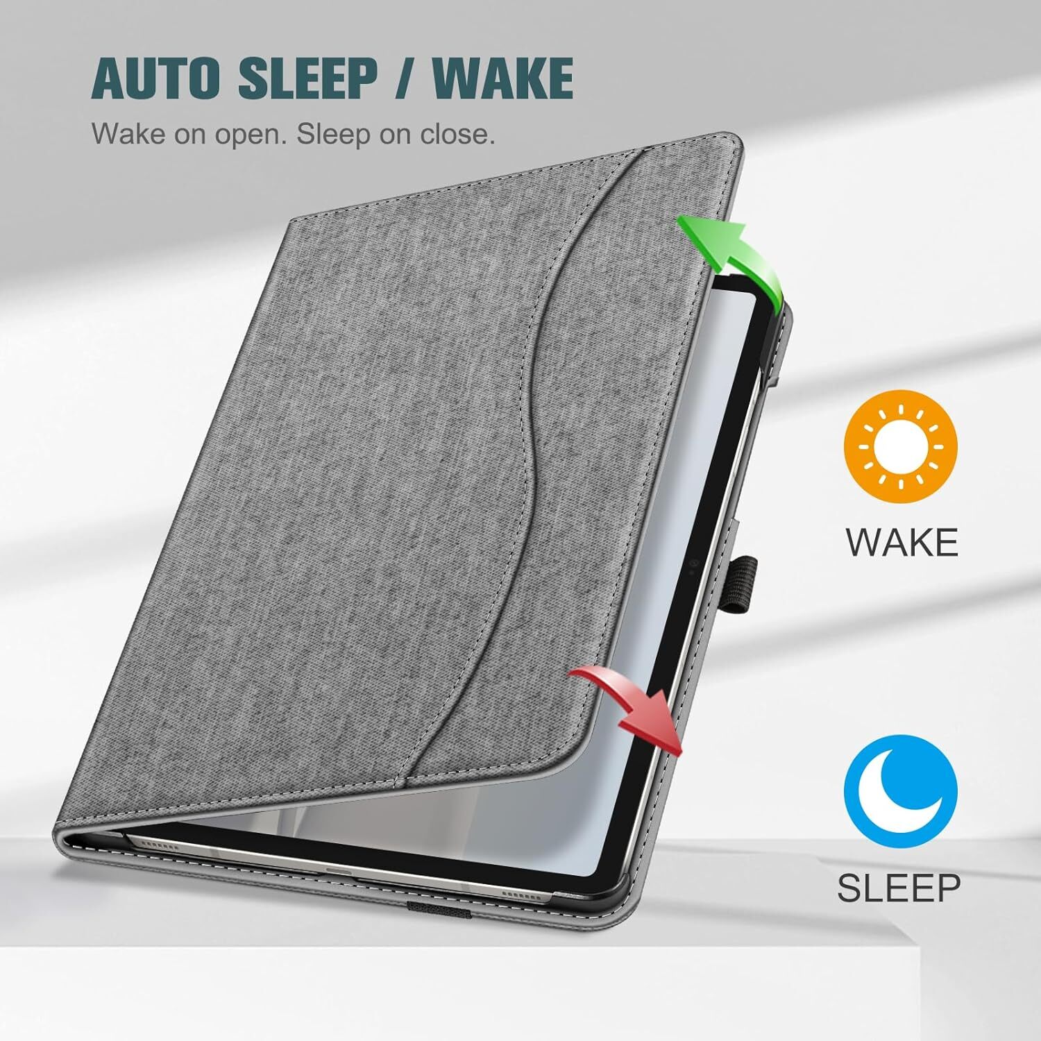 Case For Samsung Galaxy Tab S9 FE 10.9 Inch 2023 Protective Cover Sleep /Wake