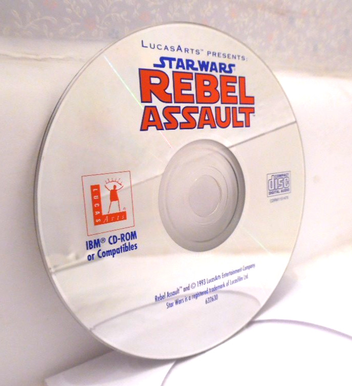 VTG Star Wars Rebel Assault IBM CD-ROM 1993 Game Disk Only