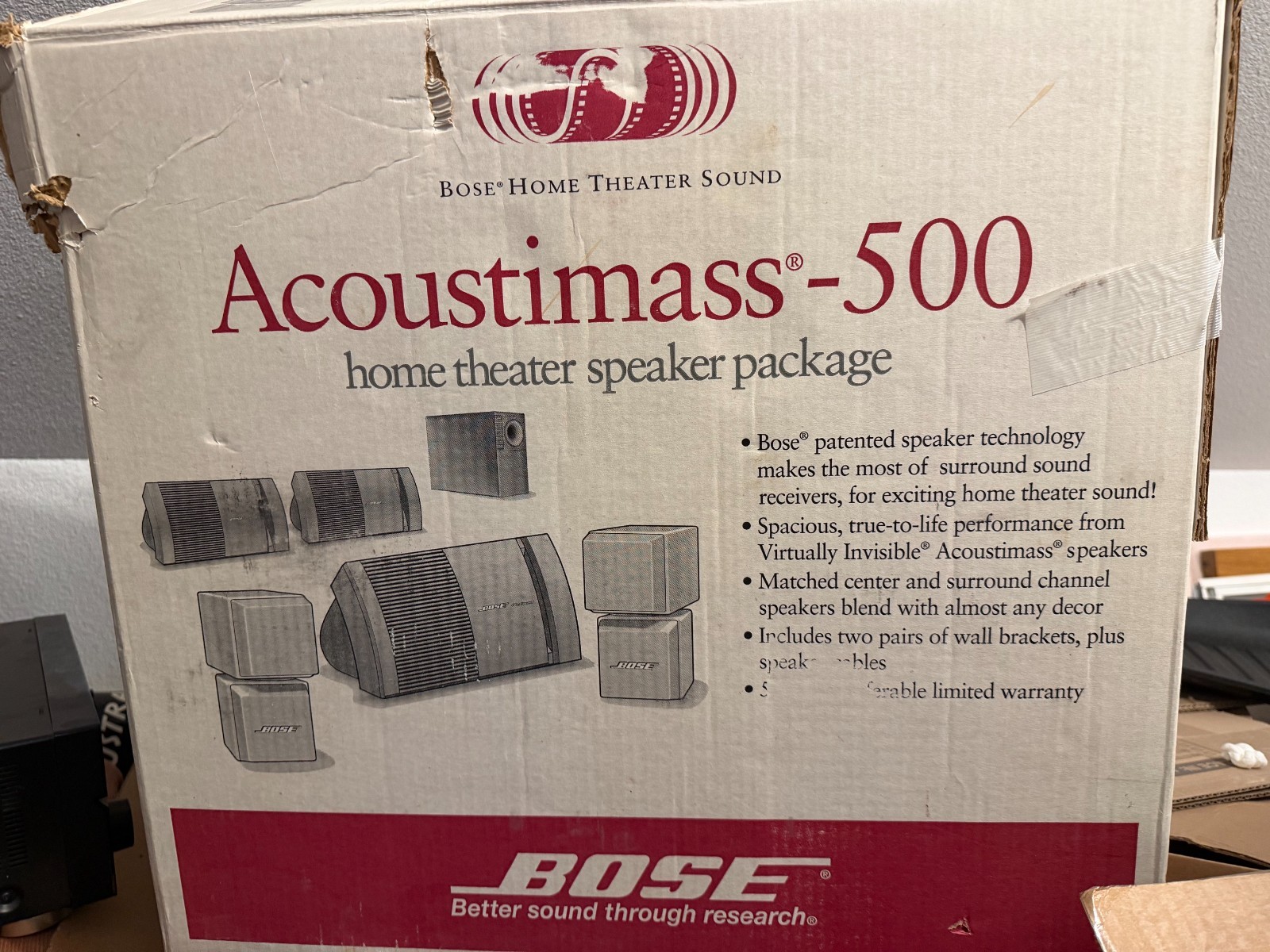 Bose Acoustimass 500 5.1 home theater speaker package - Excellent Condition!