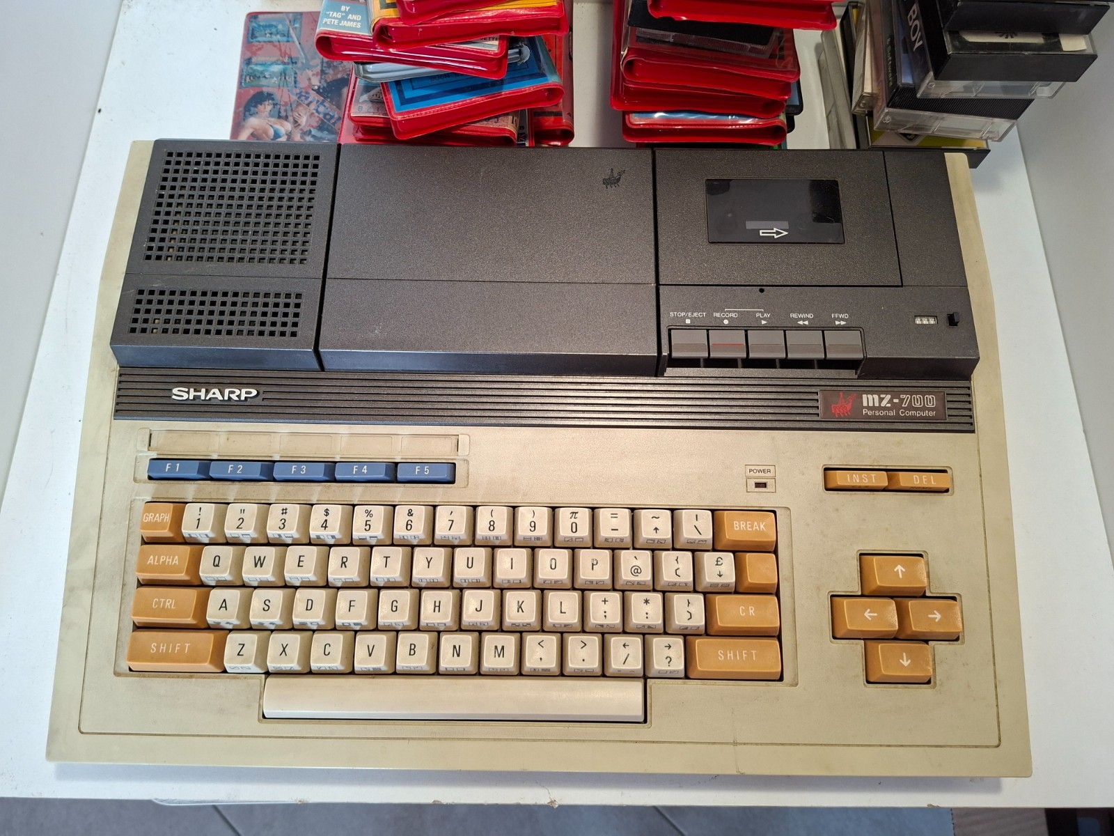 Sharp mz 700\701 cassette with games