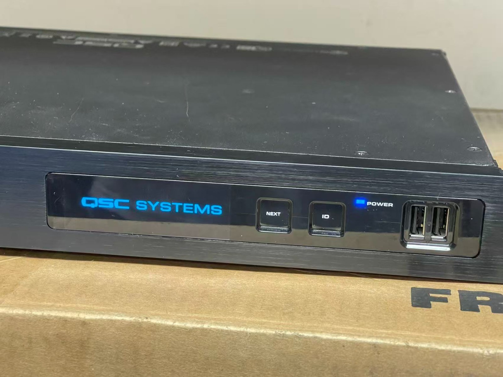 QSC Q-SYS CORE 110f Network + Analog I/O Processor