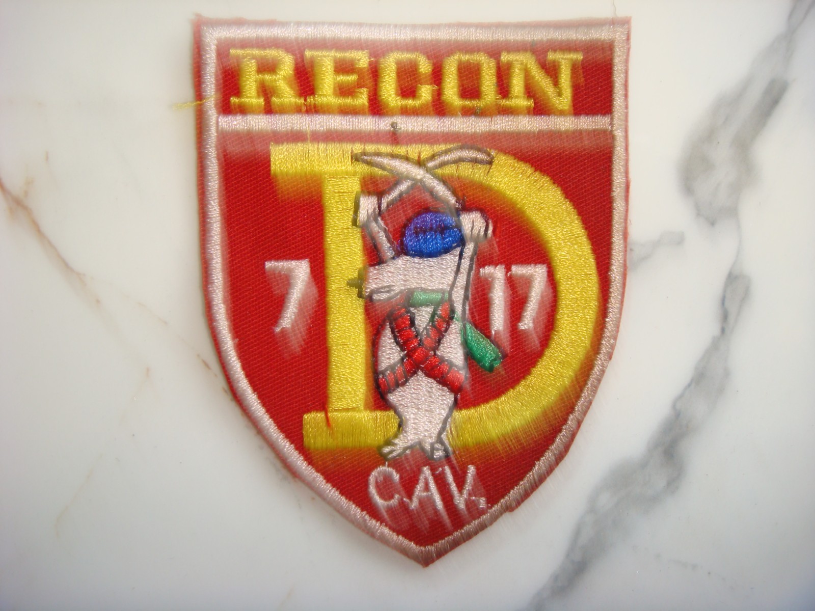 US RECON D TROOP 7th SQ 17th AIR CAVALRY REGIMENT, VIETNAM WAR PATCH