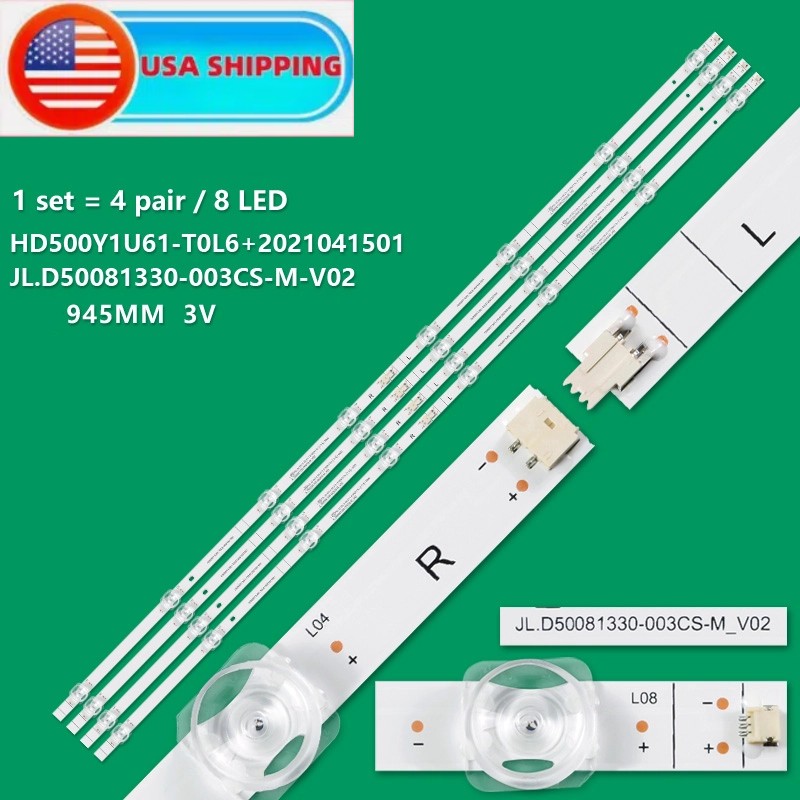 LED Backlight Strip For Toshiba 50C350KU HD500Y1U61-T0L6 BD500Y1U-LB51L2