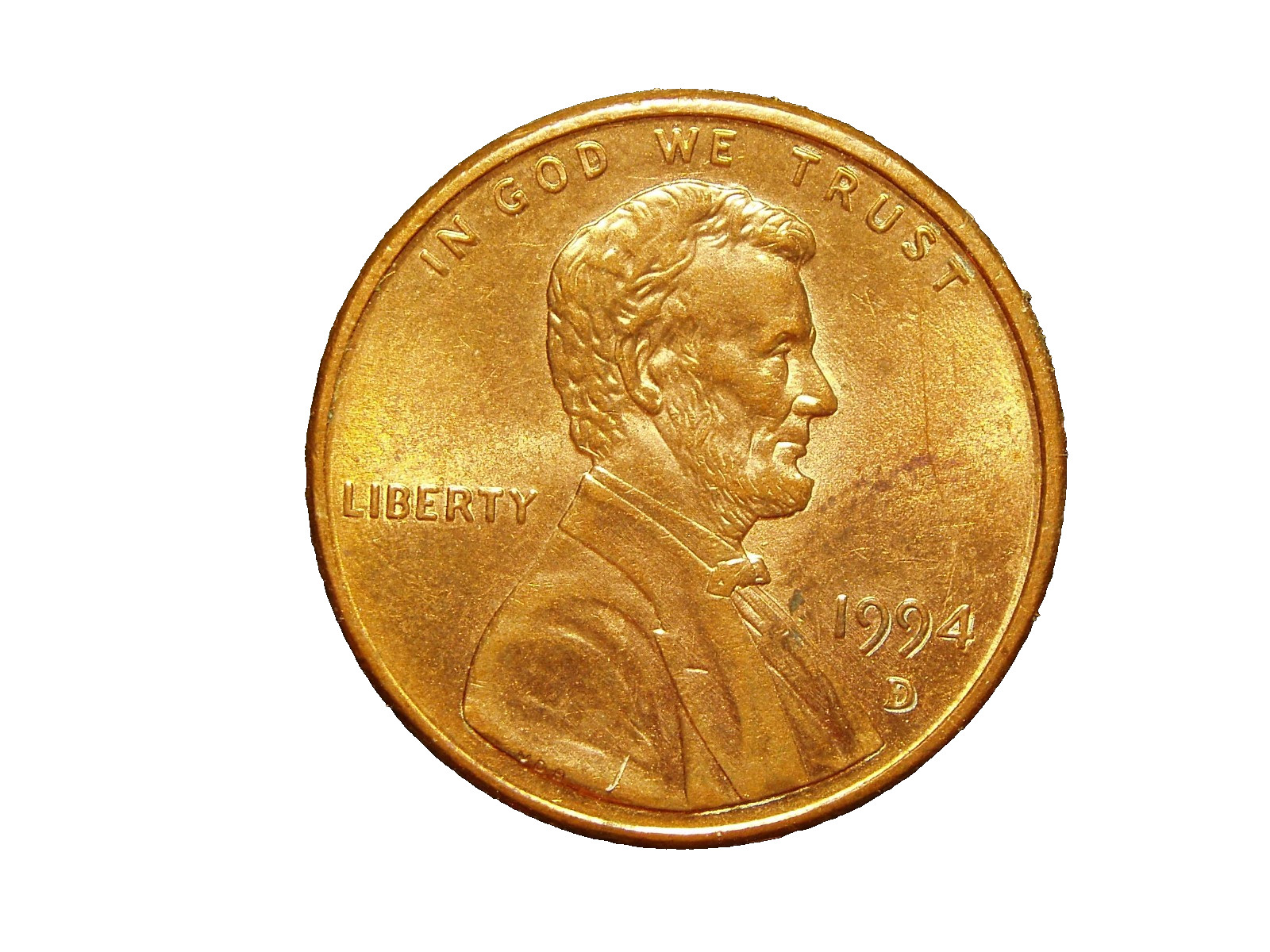 1994-D  AU LINCOLN MEMORIAL CENT #4