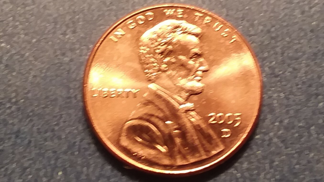 2005-D Brilliant Uncirculated Lincoln Cent.  Ships Free.  BU condition.