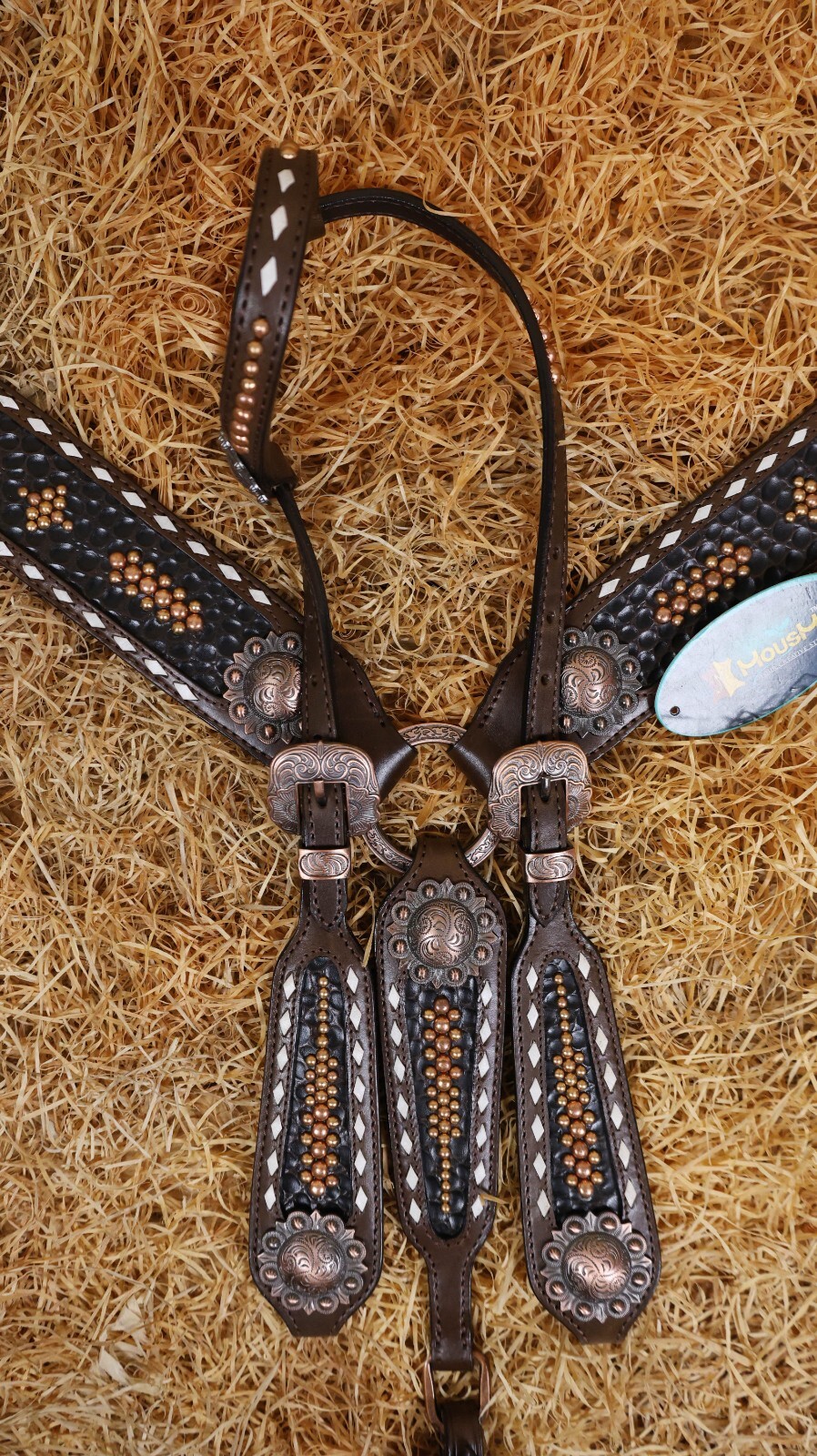 Headstall & Breast Collar Tack Set for Horse