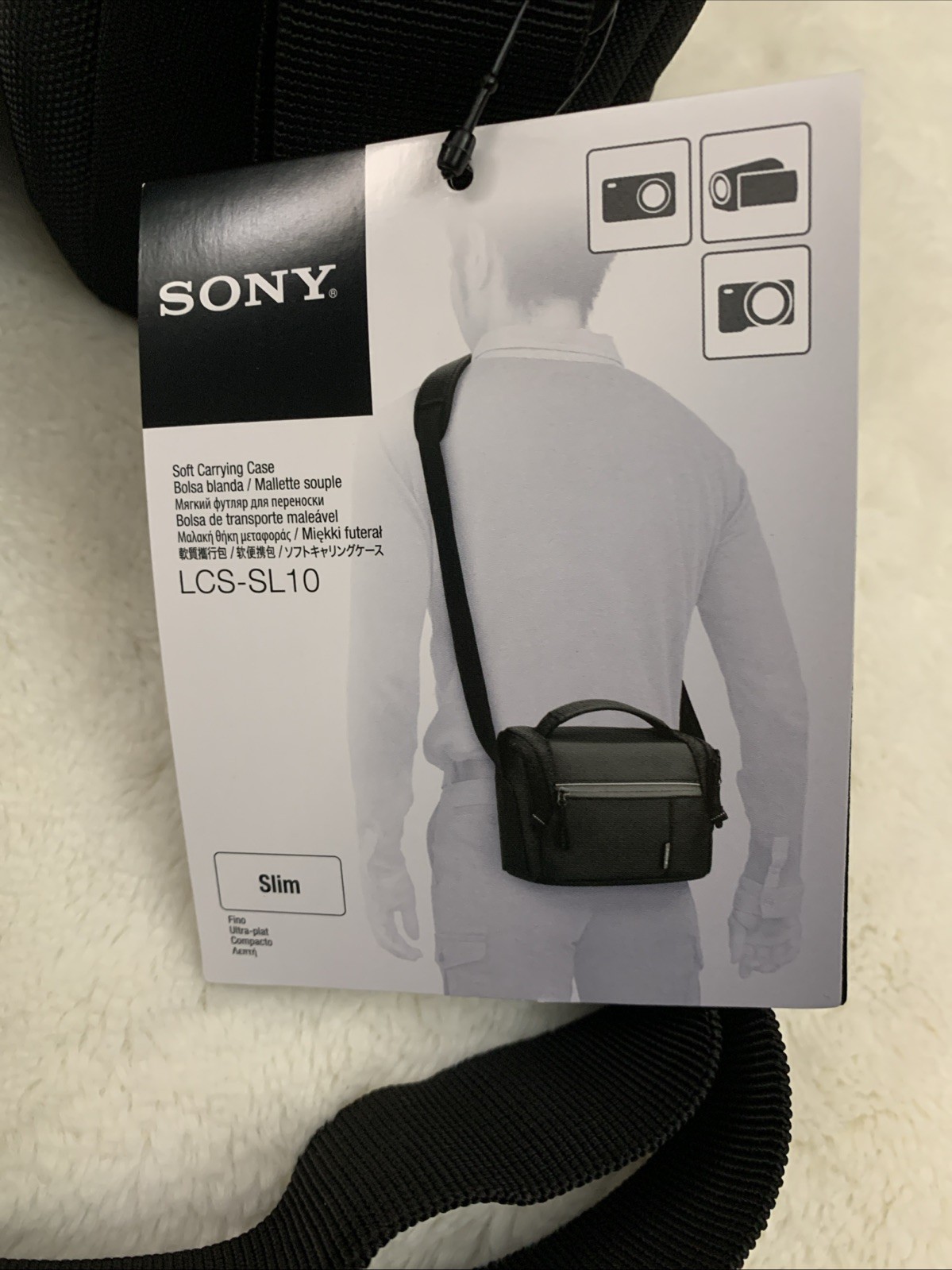 NWT Sony LCS SL10 Soft Carrying Case Camera Bag