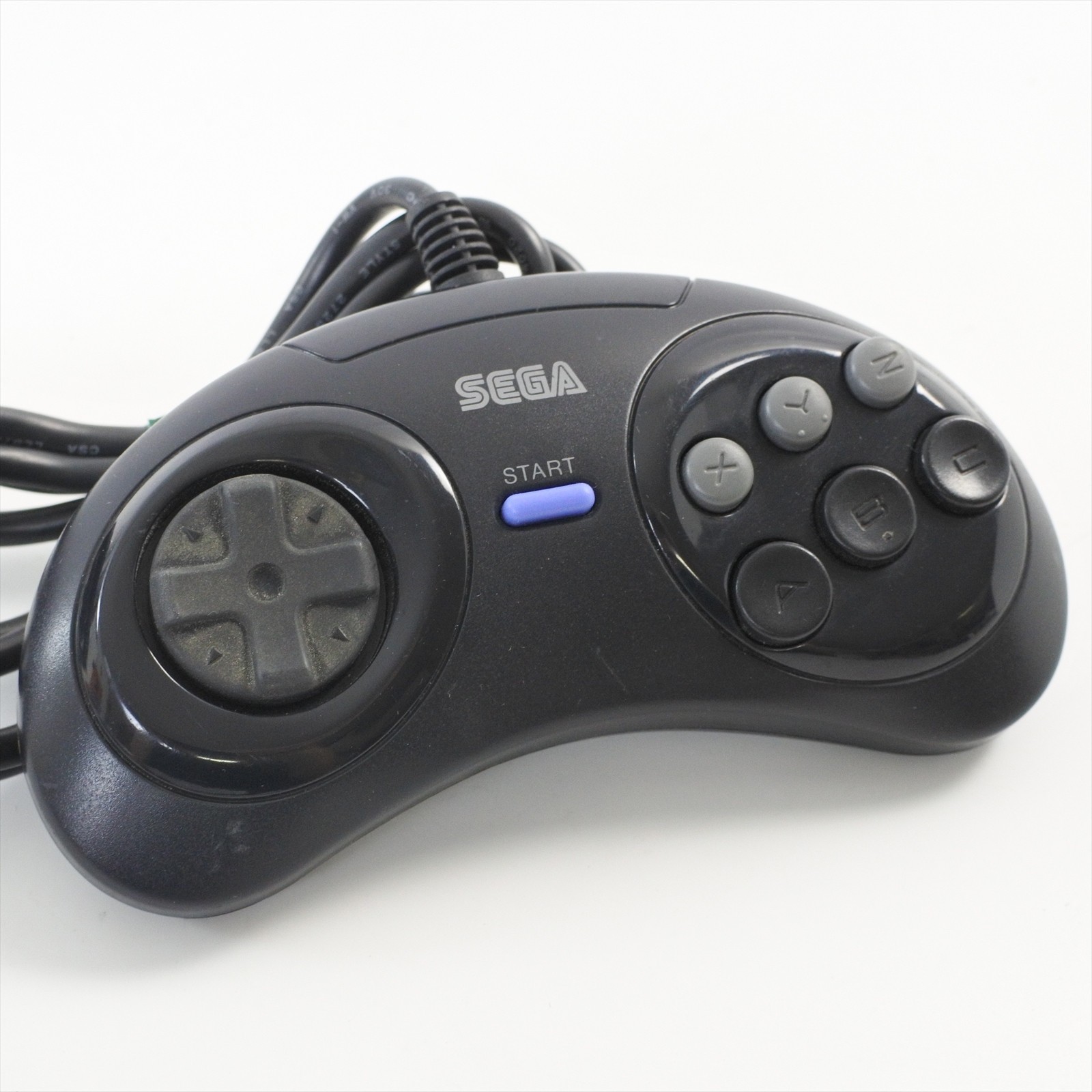 Mega Drive Control Pad SJ-6000 Fighting Controller 6B SEGA Tested JAPAN 1558
