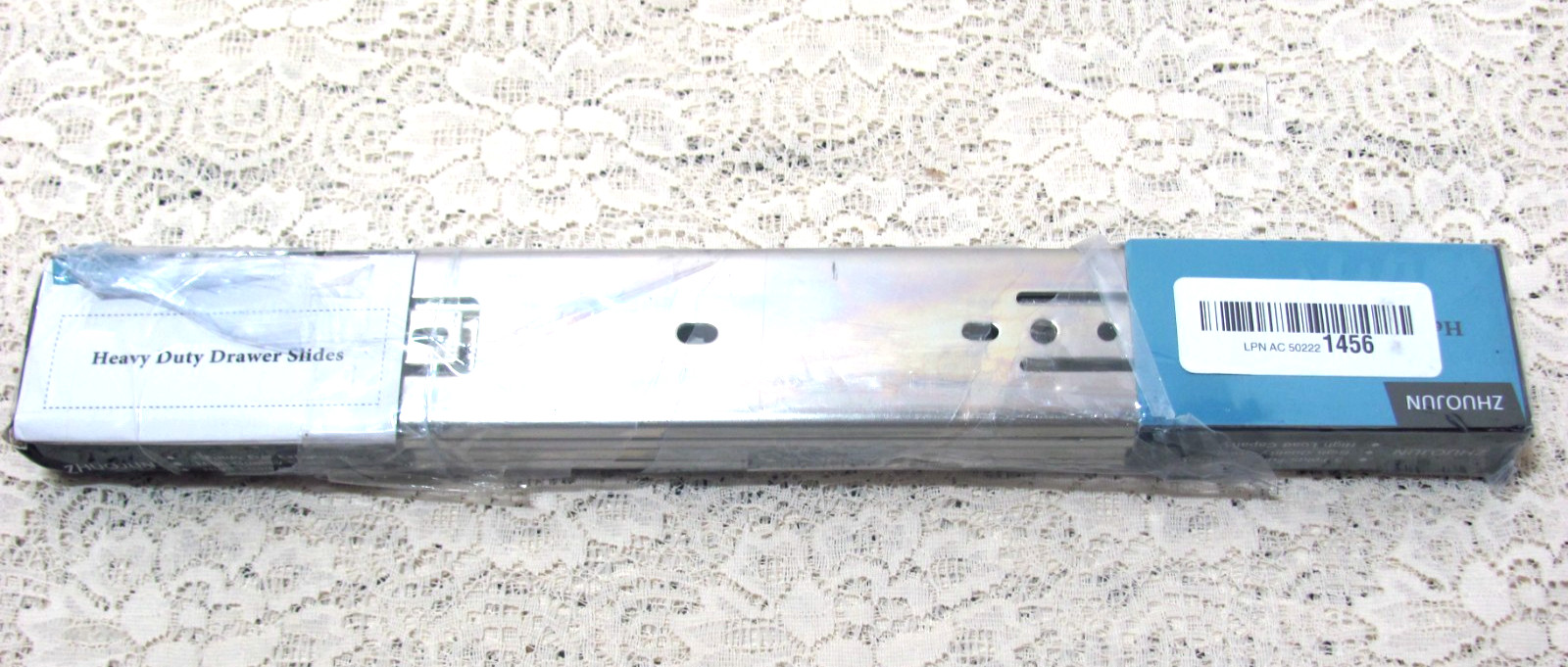 1 Pair ZHUAJUN Heavy Duty Drawer Slides w/Installation Papers, 24"L by 2"W