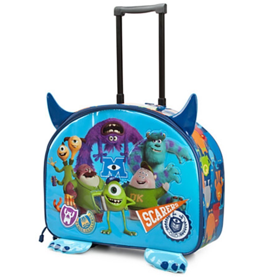 2013 Disney Pixar - Monsters University Scarers Rolling Luggage - NEW
