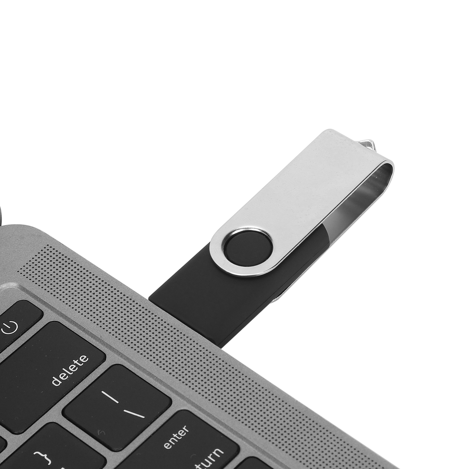 USB Flash Drive Candy Black Rotatable Portable Storage For PC T