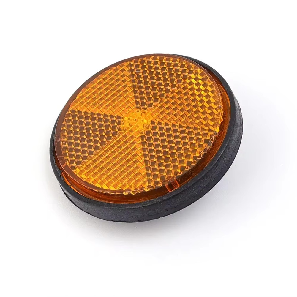 Motorcycle Circular Reflector Electric Vehicle Bicycle Waterproof Dustproof Nigh