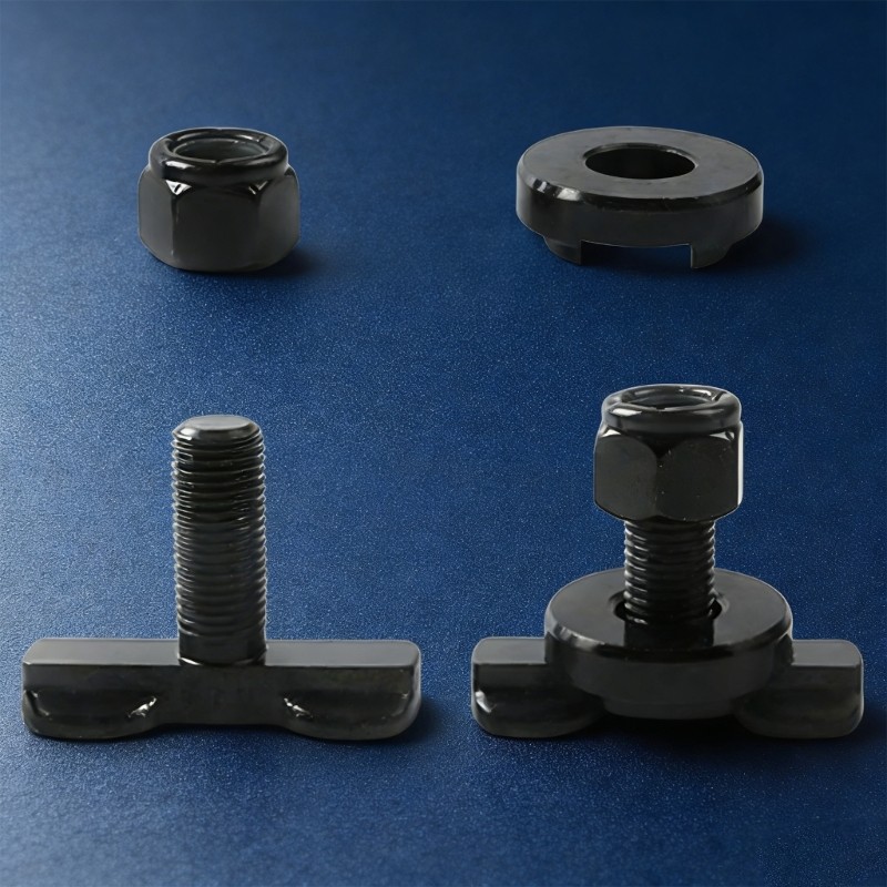 8PCS Adjustable L Shaped Track Rail System For Big Loads In Trucks Trailers