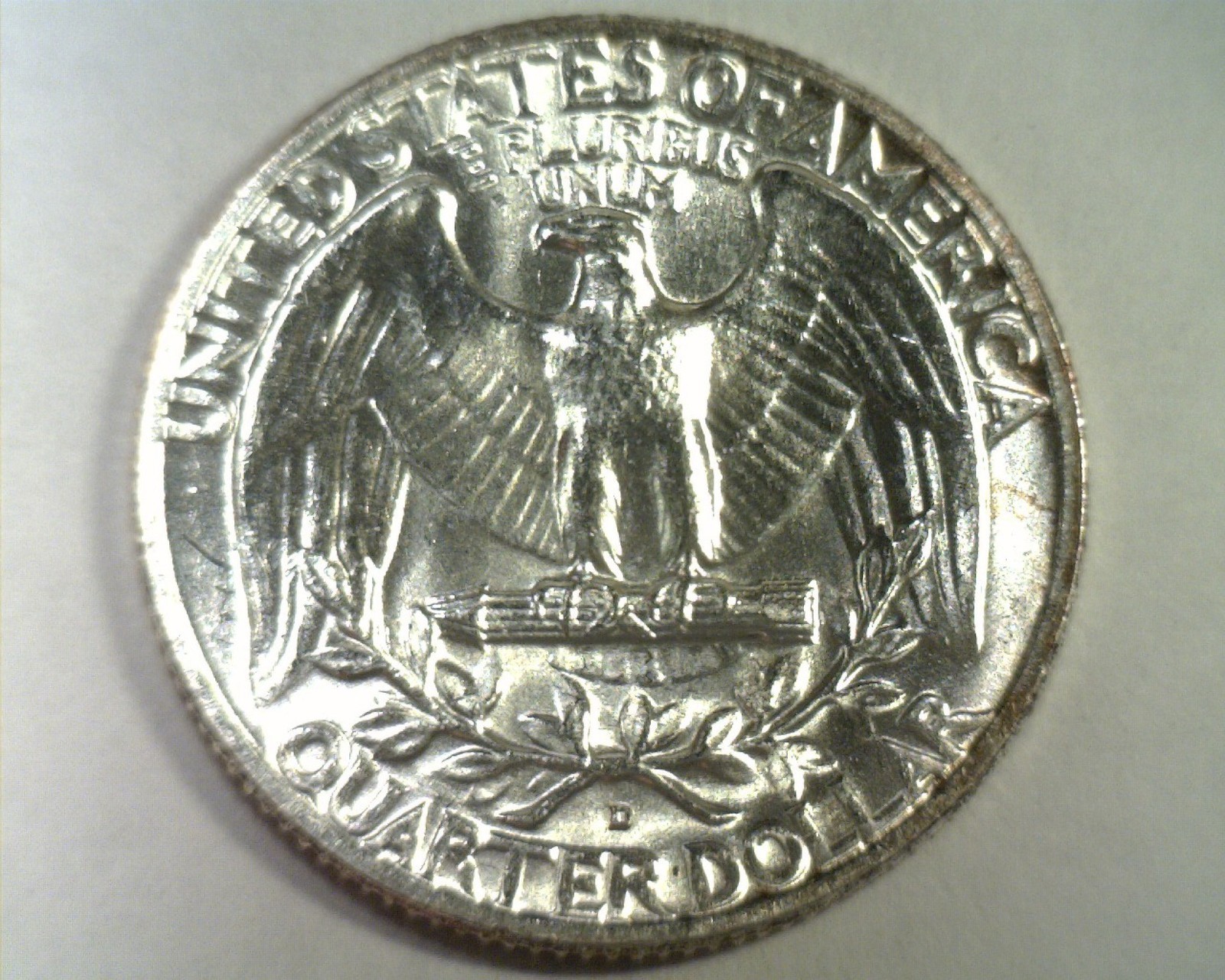1964-D WASHINGTON QUARTER CHOICE UNCIRCULATED / GEM CH. UNC. / GEM NICE ORIGINAL