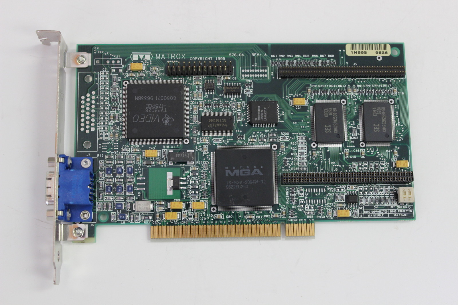GATEWAY VIDPCI007ACWW PCI VIDEO ADAPTER MATROX MGA IS-MGA-2064W-R2 WITH WARRANTY